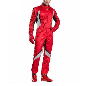 Traje de carreras de karts de diseño personalizado Ropa deportiva hecha a medida Tallas grandes Transpirable Secado rápido Unisex Adulto Servicio OEM - Product Image 1