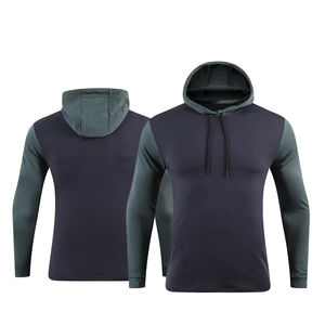 Wholesale Athletic Men Women Regular Sleeve Workout Hoodies Custom Logo Fitness Wears Men Gym Hoodies - Product Image 2