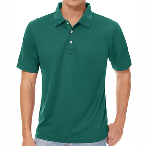 Polos pour hommes grande taille les plus vendus polos pour hommes en polyester et coton respirant avec logo personnalisé imprimé de lettres lavées polos pour hommes - Product Image 1