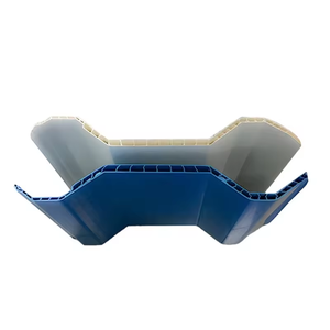 Nuovo prodotto a prova di acqua due pareti pvc foglio bianco upvc tegole vuote <span class=keywords><strong>per</strong></span> materiale da costruzione - Product Image 6