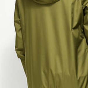 Veste coupe-vent zippée respirante en softshell à capuche unisexe vert olive personnalisée - Product Image 2