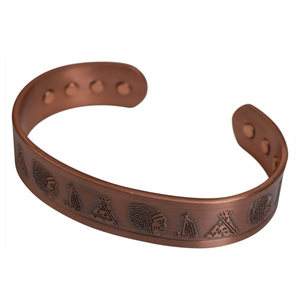 Pulsera minimalista de cuerda de cobre, Pulsera moderna hecha a mano para el equilibrio diario y la armonía de la moda - Product Image 4