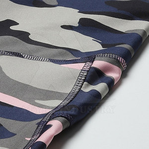 Legging de yoga imprimé personnalisé grande taille pour femmes Style unique Motif solide Fermeture à la taille élastique en polyester - Product Image 4