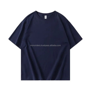 Camisetas MONO RIDERS al por Mayor, 100% Algodón, Color Sólido, Cuello Redondo, Corte Holgado, Secado Rápido, Camisetas Básicas Casuales de Manga Corta para Hombre, Estampadas - Product Image 5