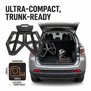 Sgabello Pieghevole Portatile JFG per <span class=keywords><strong>Moto</strong></span>, Supporto Leggero in PP per Riparazione e Manutenzione di Bici Elettriche, Capacità 100kg - Product Image 4