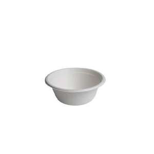 24 OZ (710ML) <b>Microwavable</b> White Paper <b>Bowl</b> Natural Bagasse Disposable <b>Bowls</b> - Product Image 1