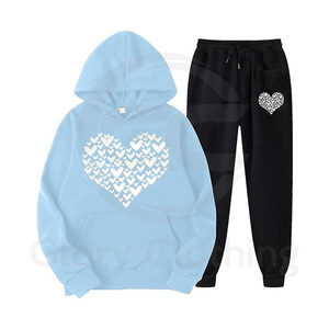 Nouveau Survêtement de sérigraphie confortable pour femmes avec écran de couleurs différentes pour les survêtements de sport et d'exercice - Product Image 3