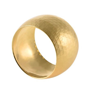 Anneaux de serviette de mariage en or, anneau de serviette de Table pour décoration de mariage, design tendance à la mode, vente en gros, 2023 - Product Image 2