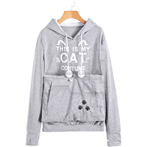 เสื้อฮู้ดดี้ผ้าฝ้ายโอเวอร์ไซส์สำหรับผู้หญิงเสื้อผ้าฤดูหนาวแบบสวมหัวพิมพ์โลโก้ด้านหน้าแบบหรูหราออกแบบได้ตามต้องการ - Product Image 1