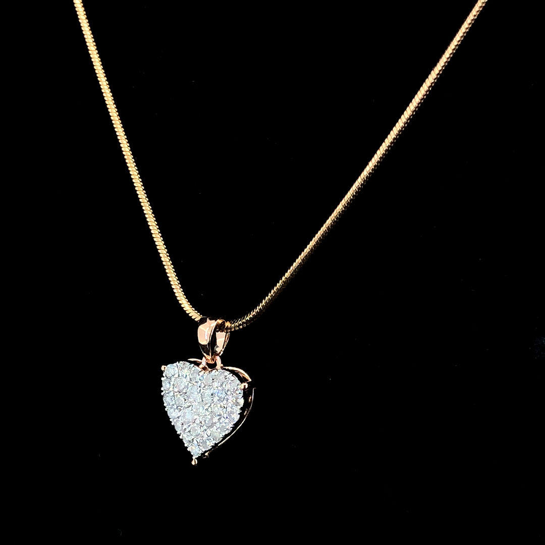 Heart Pendent Diamonds