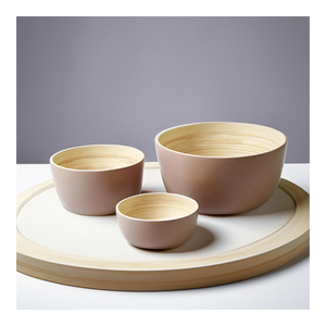 ชามไม้ไผ่ปั่นธรรมชาติหัตถกรรมเวียดนาม-TS2014 - Product Image 1
