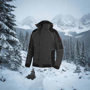 Veste de randonnée d'hiver - Taille L - Anthracite/Noir - Imperméable et respirante - Product Image 3