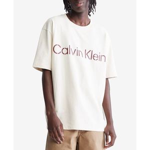 T-Shirt Calvin Klein da Uomo Taglia XX-Large con Logo Stampato, Vestibilità Comoda, 100% Cotone Jersey Traspirante, Tessuto Lavorato a Maglia 280 Grammi - Product Image 1