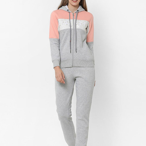 Conjunto Deportivo Informal de Talla Grande para Mujer, con Cremallera, 100% Algodón, de Invierno, 2 Piezas, Ropa de Calle, Fabricación en Fábrica, Venta al por Mayor - Product Image 1