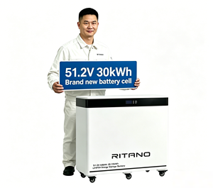 แบตเตอรี่ลิเธียม LiFePO4 พลังงานแสงอาทิตย์ 5kWh 10kWh 15kWh 30kWh 51.2V 100Ah 200Ah 300Ah 600Ah IP65 CAN ระบบไฮบริด ออลอินวัน สำหรับบ้าน - Product Image 1