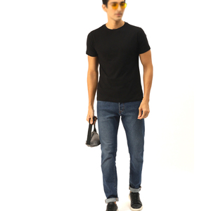 Wholesale High <b>Stretch</b> Gym Durable Workout Tees Slim Fit <b>Men</b> Drifit Tshirts - Product Image 4