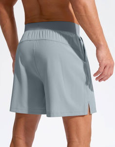 Shorts de sport pour hommes de haute qualité fabriqués en usine OEM, nouvelle mode, séchage rapide, grande taille, polyester, décontracté, motif uni, shorts de basket-ball - Product Image 6