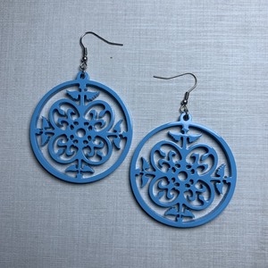 Boucles d'oreilles tendance ovales en corne de buffle dorées faites à la main pour femmes, vente chaude 2026, anniversaire - Product Image 3