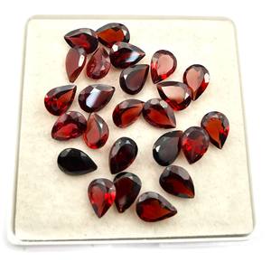 Piedra Preciosa de Granate Natural, Corte Pera, Facetada, 8x10mm, Granate Rojo de Mozambique para Joyería, Venta al por Mayor, Compre Ahora - Product Image 6