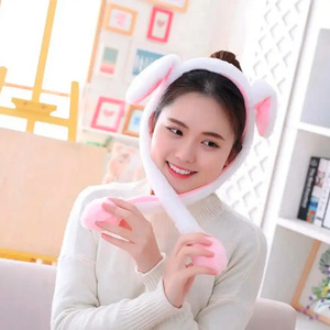 Gorro Térmico Suave para Niñas con Diseño de Conejo y Orejas Móviles - Colores Surtidos - Product Image 4