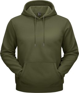 Vente en gros 2025 – Sweat à capuche épais pour homme en molleton 400 GSM 100 % coton, coupe classique, ourlets côtelés, écoresponsable, chaud, style streetwear - Product Image 6