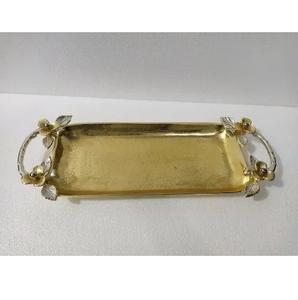 Bandeja para servir de aluminio con forma de rectángulo, plato y platos recubiertos de negro para Bandejas para servir frutas y aperitivos de mesa - Product Image 5