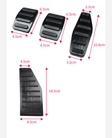 LUMA 3/5 Porte 19-24 Pédale gauche Accessoires de décoration populaires en alliage d'aluminium pour Suzuki Jimny Sierra JB64 JB74 JC74