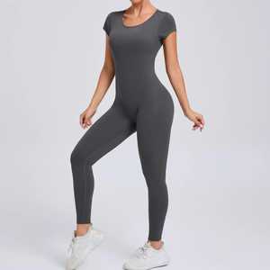 Ropa deportiva personalizada de 2 piezas, chándal deportivo, ropa acanalada, traje de gimnasio, conjuntos de Yoga para mujer - Product Image 3