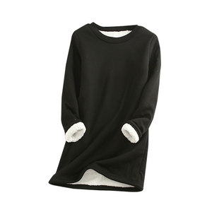 Sweat-shirt à capuche ample à manches longues pour femme, vêtement de fitness décontracté et doux pour la peau, Offre Spéciale - Product Image 2