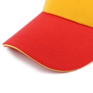 หมวกแก๊ปเบสบอลสีตัดกันสำหรับฤดูร้อนใหม่หมวกกันแดดใส่ได้ทั้งชายและหญิงโลโก้ตามสั่งแบบ DIY - Product Image 2