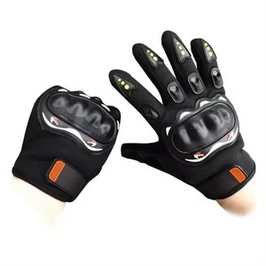 Guantes de motocicleta personalizados para hombres y mujeres, materiales de cuero con diseño de logotipo para deportes de carreras y uso en motocicletas de bajo alcance - Product Image 6