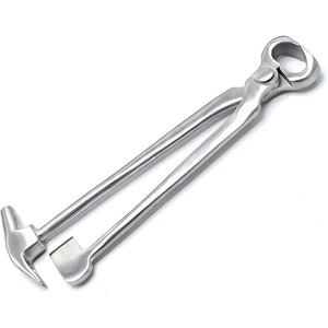 Veterinario 3 en 1 Pinza de pezuña de caballo multiusos Martillo y cortador reutilizable Todo tipo de herramientas de herrador están disponibles - Product Image 4