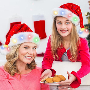 Gorros de punto de alta calidad, decoración de fiesta de Festival, gorro rojo de Navidad, gorro de punto de invierno de lana Unisex, gorro de uso diario con puños alto - Product Image 3