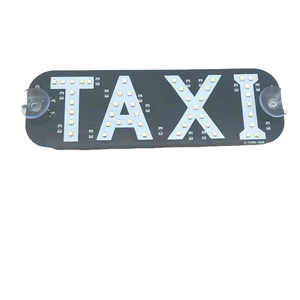 Nouvelles ampoules LED 12V bleues pour toit de taxi avec ventouse en caoutchouc pour signalisation automobile - Product Image 1