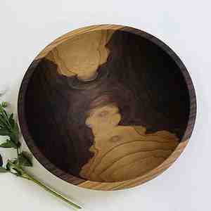 Conception personnalisée et fabrication artisanale de bol à riz de qualité d'exportation pour fêtes en bois de noyer avec qualité d'exportation - Product Image 4