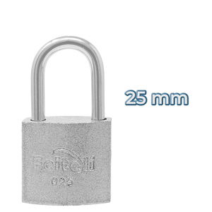 Lucchetto di Sicurezza in Ferro da 25mm con Gancio Lungo, Antifurto, Impermeabile, con Cilindro in Acciaio Inossidabile - Product Image 6