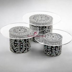 Base para Pastel de Nácar para Presentación de Pasteles, Decoración de Mesa de Postres, de Vietnam - Product Image 1