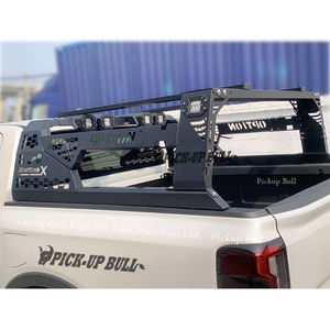 Canasta Portaequipaje Universal <span class=keywords><strong>PICK</strong></span>-<span class=keywords><strong>UP</strong></span> BULL <span class=keywords><strong>Defender</strong></span> 4x4 con Barras Transversales y Barra Antivuelco para Isuzu Dmax Ford Ranger BT 50 <span class=keywords><strong>2022</strong></span> Hilux - Product Image 5