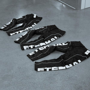 Pantalones de nailon de pierna ancha desgastados bordados cortavientos pantalones de chándal Joggers Casual deportes Streetwear Pantalones - Product Image 2