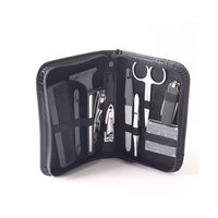 Kit de Cuidado Masculino con Herramientas de Acero Inoxidable para el Cuidado Facial y de la Barba, Todo lo Necesario para la Higiene en una Caja