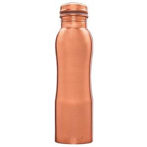 Offre Spéciale 100% Bouteille d'eau en cuivre pur Boissons ayurvédiques indiennes traditionnelles pour yoga, gym et bureau disponibles à la vente - Product Image 1