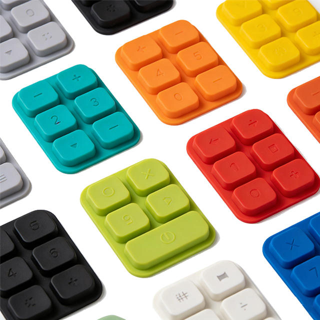 Multi-color Silicone Keypad Custom Logo Rubber Button Replacement Pad for Small Home Appliance Controller OEM/ODM for Certified
