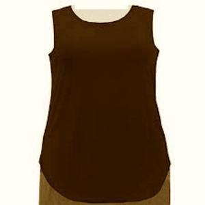 Women Plus Size Tan Top and -T-shirts Customise Manufacturing Daisy Apparel in India - Product Image 1