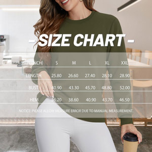 Wholesale Women's Sherpa <b>Lined</b> Sweatshirts Cute <b>Fleece</b> Pullover Long Sleeve Thermal <b>Shirts</b> Casual Crewneck for Winter Season - Product Image 6