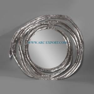 Maravilloso diseño hecho a mano de latón hogar decorativo único espejo de pared de primera calidad de lujo recién llegado espejo de pared de boda - Product Image 3