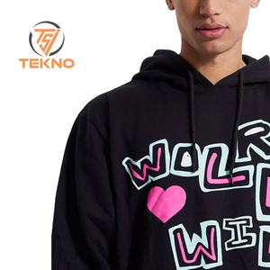 Sweats à capuche avec impression bouffante de qualité supérieure vêtements pour adultes Offre Spéciale confortable prix bon marché sweats à capuche pour hommes avec logo personnalisé/design - Product Image 4