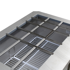 Table de préparation réfrigérée professionnelle en acier inoxydable pour salades et sandwichs, équipement de réfrigération pour bar à sandwichs, comptoir de préparation supérieur pour restaurant - Product Image 4