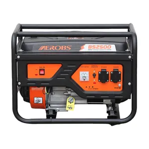 Generator bensin listrik 2KW fase tunggal, 220 Volt 220 v 2000 watt untuk listrik rumah