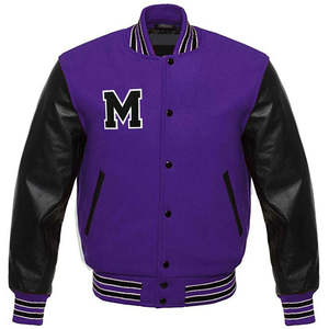 Vestes universitaires vierges en gros personnalisées, vestes de baseball, vestes universitaires vierges personnalisées pour femmes, vestes universitaires vierges en gros - Product Image 6