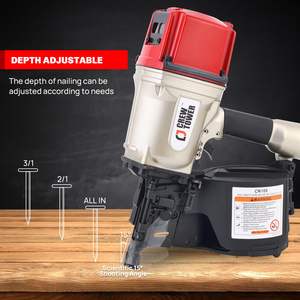 Pistola Neumática de Alta Velocidad para Clavos en Rollo, para Trabajos de Carpintería y Construcción, para Tareas Pesadas, Hecha de Aluminio Resistente - Product Image 4